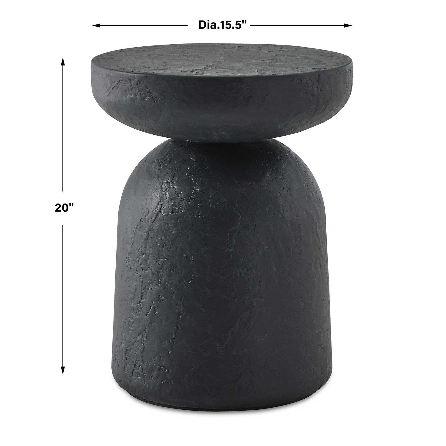 UTTERMOST HURLEE OUTDOOR ACCENT TABLE - Side