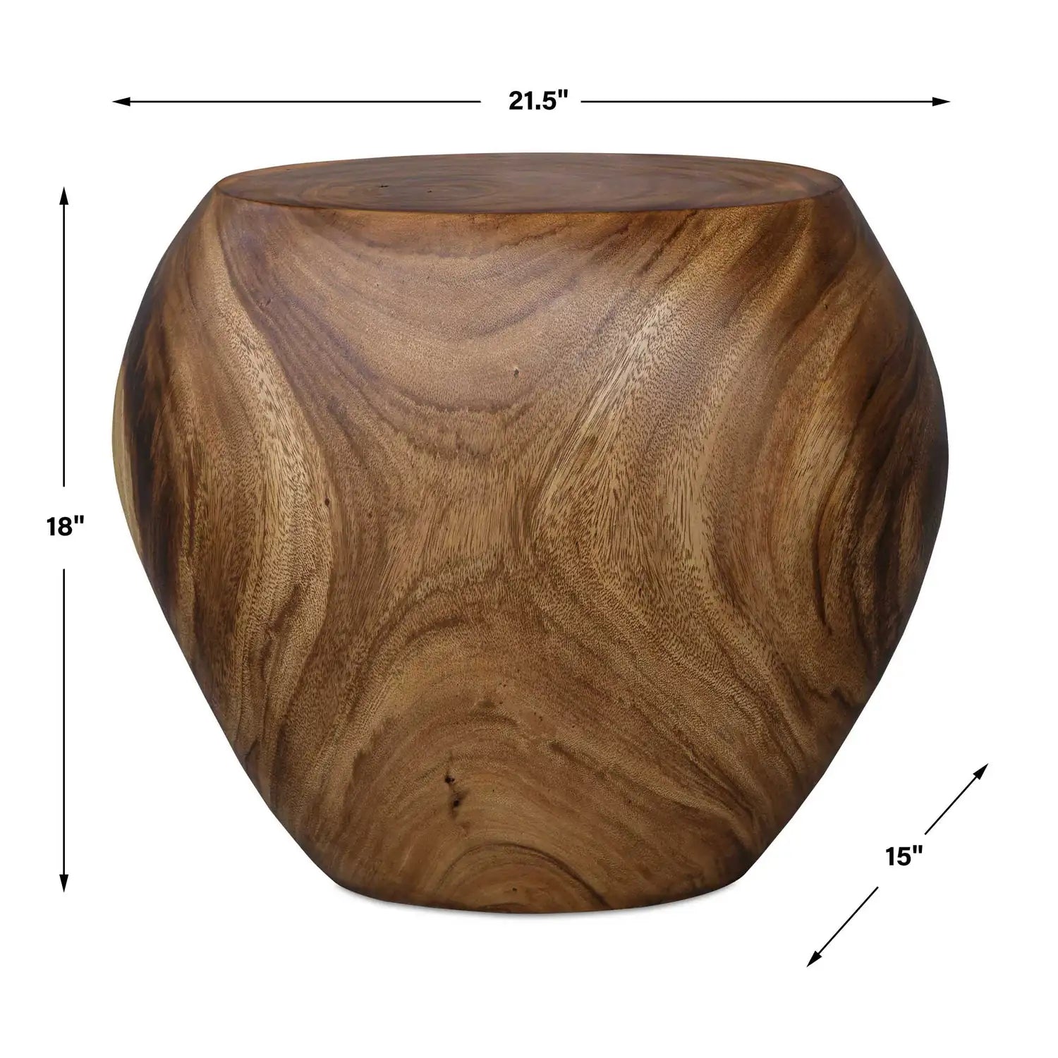 UTTERMOST Lomas Solid Accent Stool - Decorative Accents