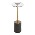 UTTERMOST KAUFMAN CRYSTAL ACCENT TABLE - Side
