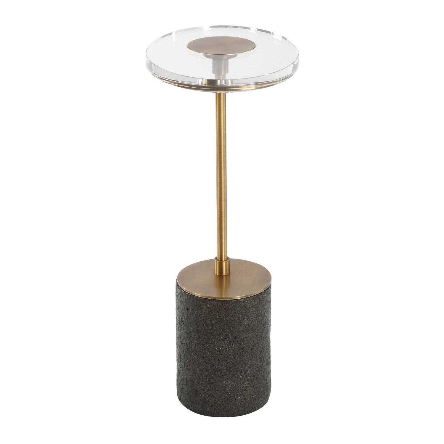 UTTERMOST KAUFMAN CRYSTAL ACCENT TABLE - Side