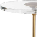 UTTERMOST KAUFMAN CRYSTAL ACCENT TABLE - Side