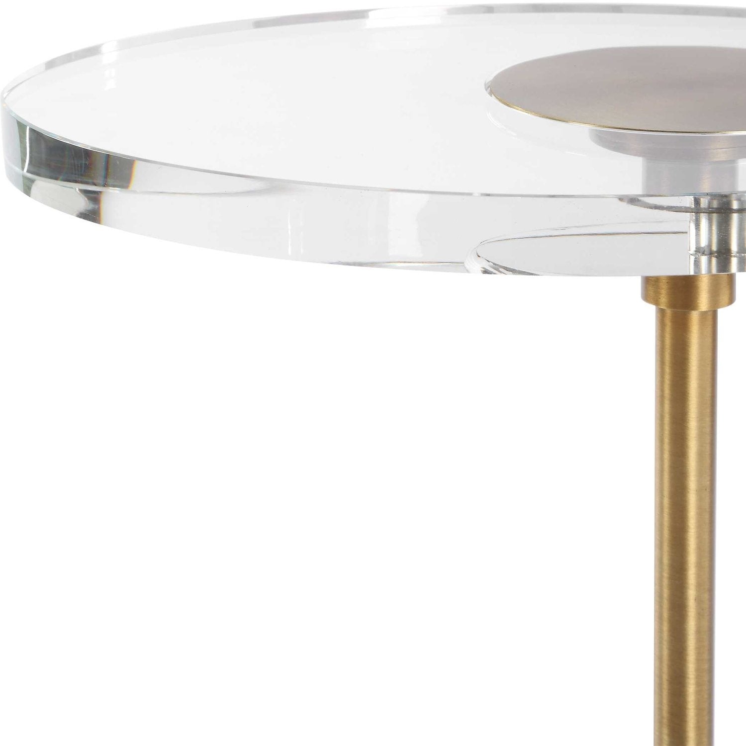 UTTERMOST KAUFMAN CRYSTAL ACCENT TABLE - Side
