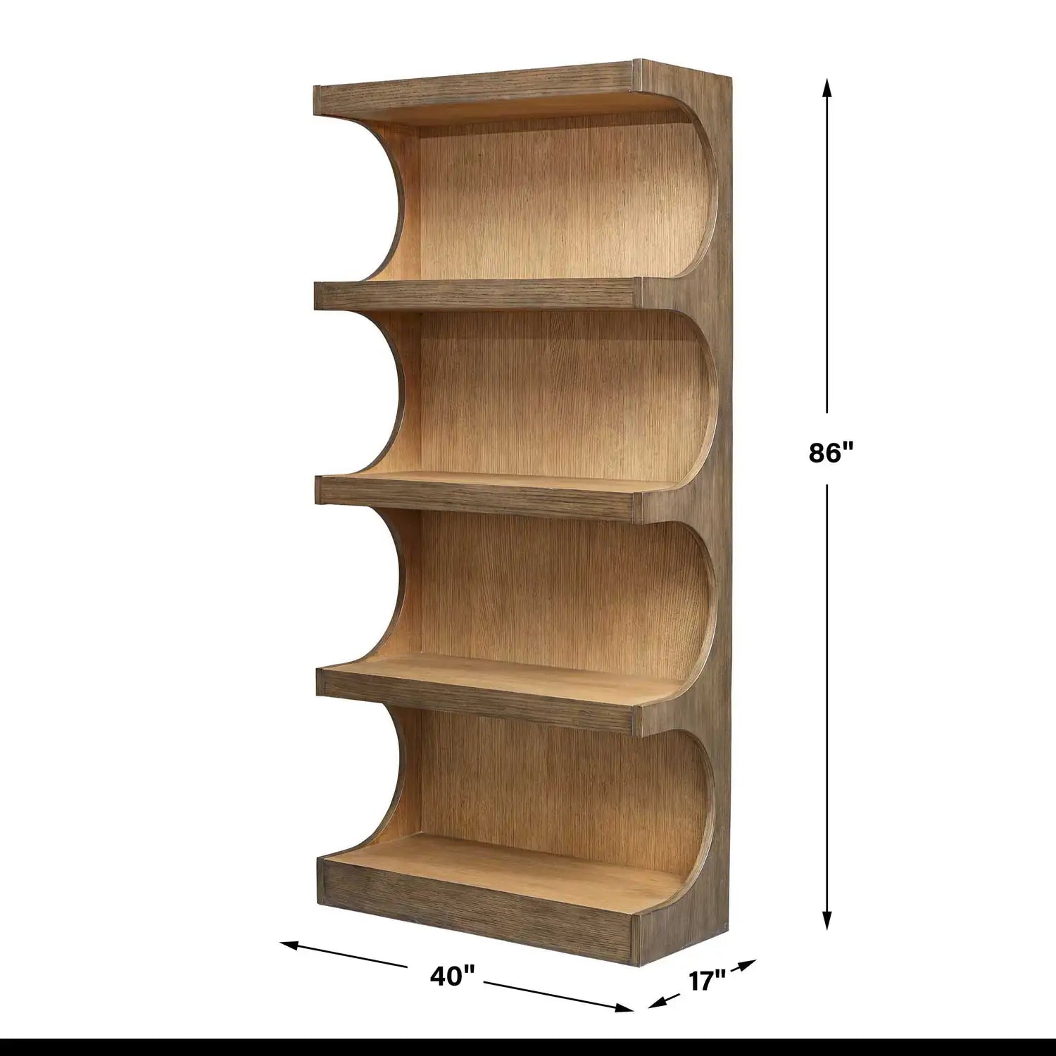 UTTERMOST Osrick Modern Etagere - Cabinets & Bar