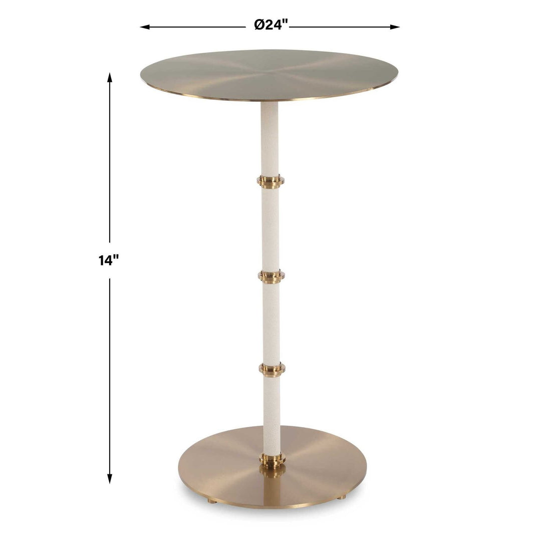 UTTERMOST CYPRUS ACCENT TABLE - Side