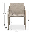 UTTERMOST SUMBA WICKER OUTDOOR DINING CHAIR - Outdoor Tables