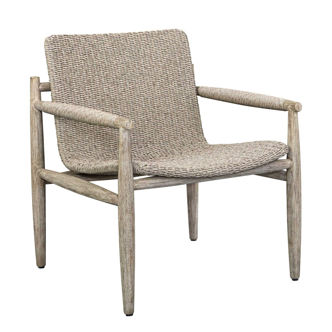 UTTERMOST Sumba Wicker Outdoor Lounge Chair - Benches, Ottoman, Stools