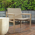 UTTERMOST Sumba Wicker Outdoor Lounge Chair - Benches, Ottoman, Stools