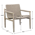 UTTERMOST Sumba Wicker Outdoor Lounge Chair - Benches, Ottoman, Stools