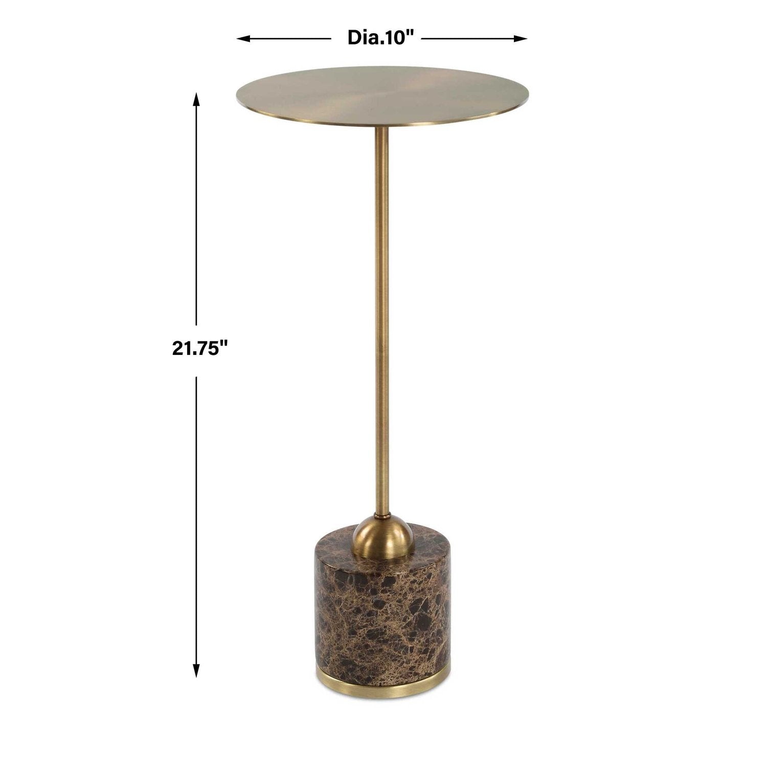 UTTERMOST VERLIN DRINK TABLE - Side