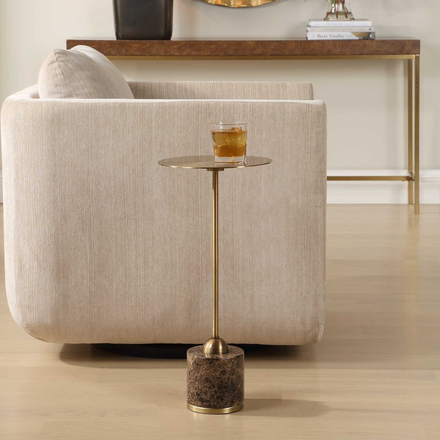 UTTERMOST VERLIN DRINK TABLE - Side