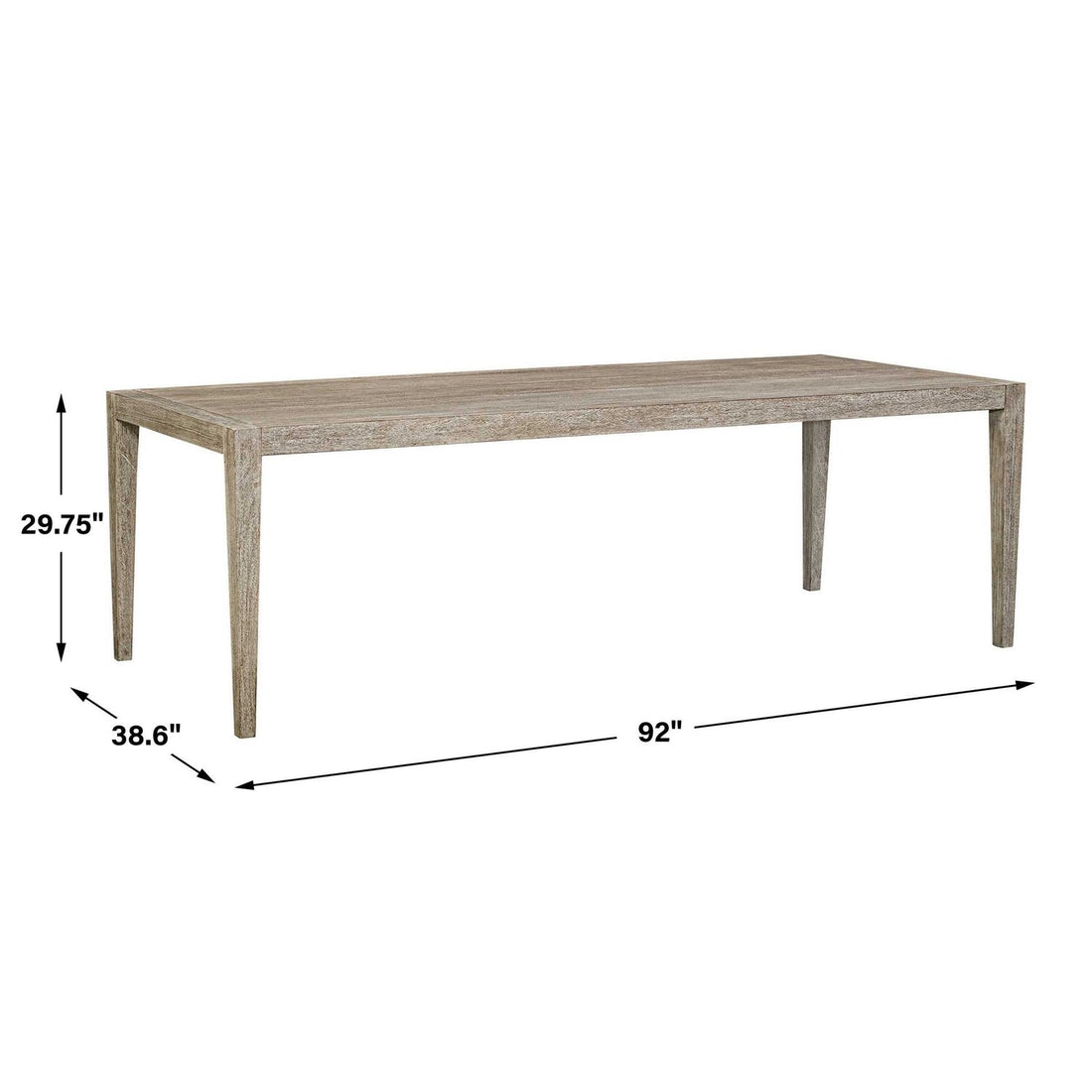 UTTERMOST KIRKHAM OUTDOOR DINING TABLE - Dining Tables