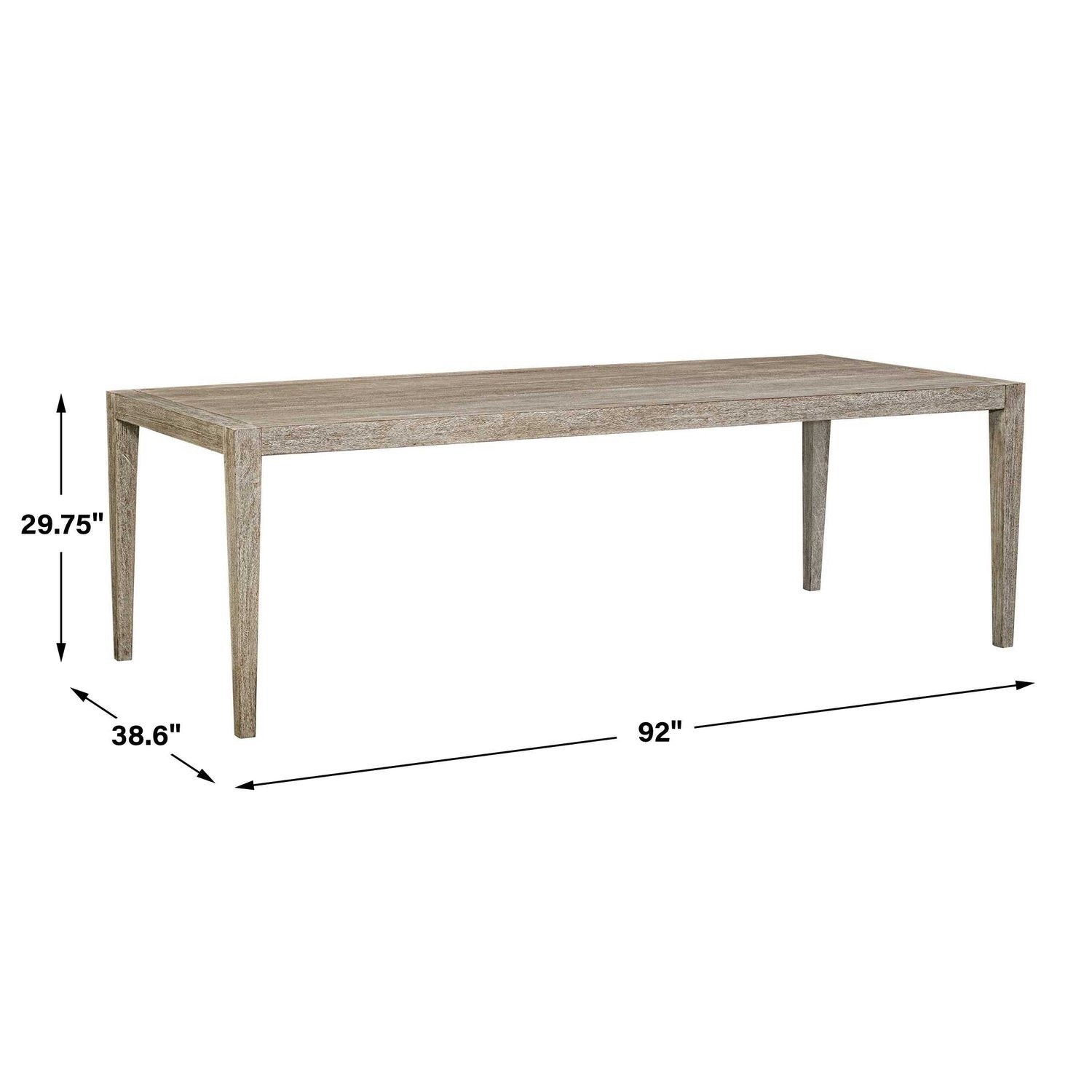UTTERMOST KIRKHAM OUTDOOR DINING TABLE - Dining Tables