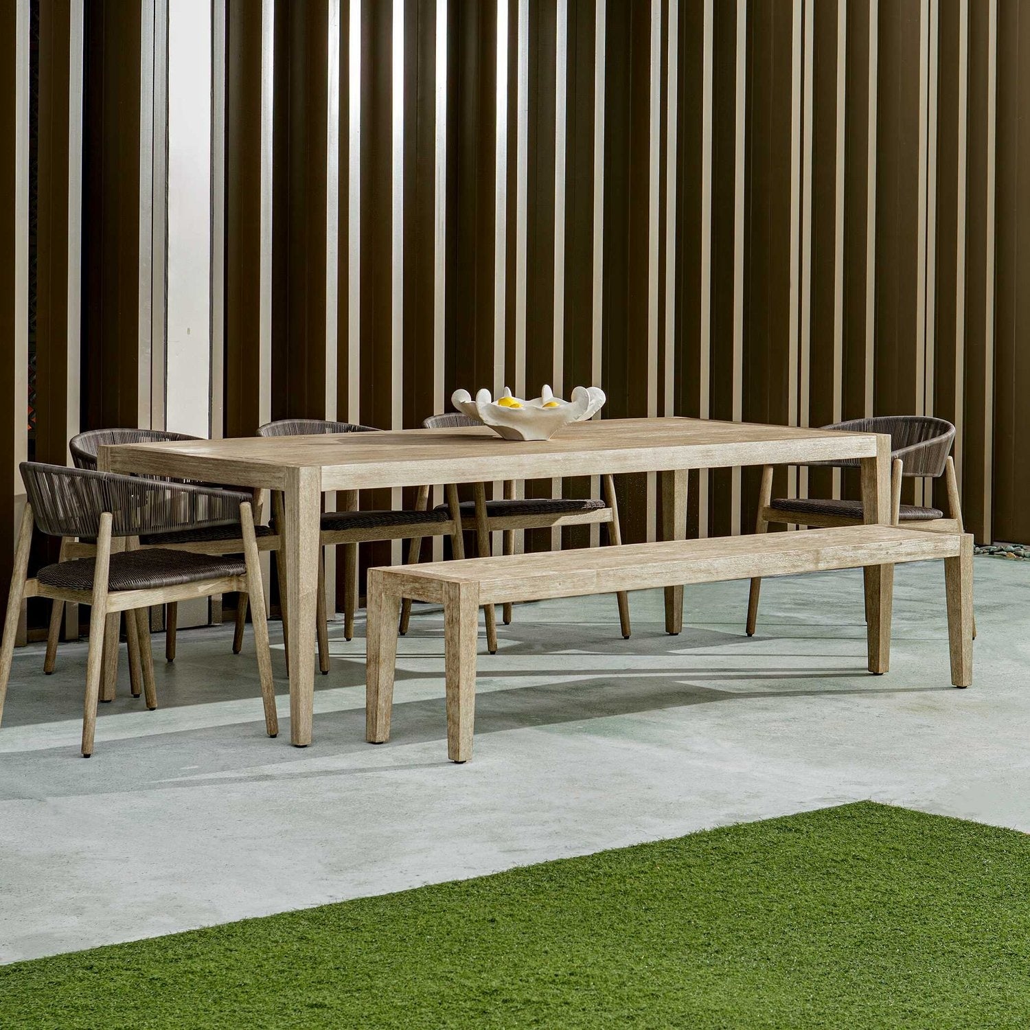 UTTERMOST KIRKHAM OUTDOOR BENCH - Benches, Ottoman, Stools
