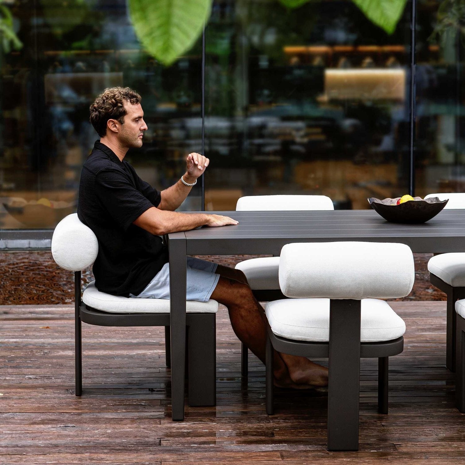 UTTERMOST Polanco Outdoor Aluminum Dining Table - Dining Tables