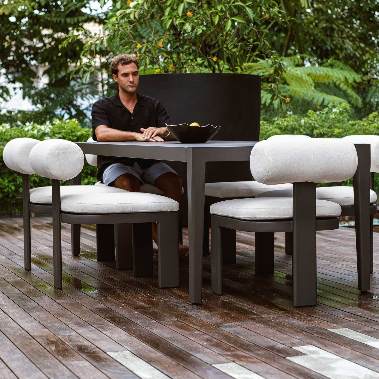 UTTERMOST POLANCO OUTDOOR ALUMINUM DINING TABLE - Dining Tables