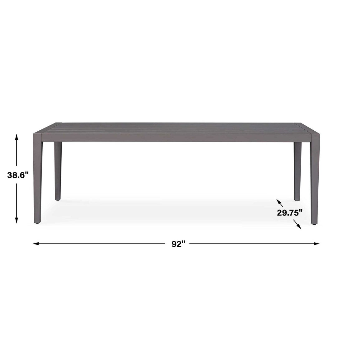 UTTERMOST POLANCO OUTDOOR ALUMINUM DINING TABLE - Dining Tables