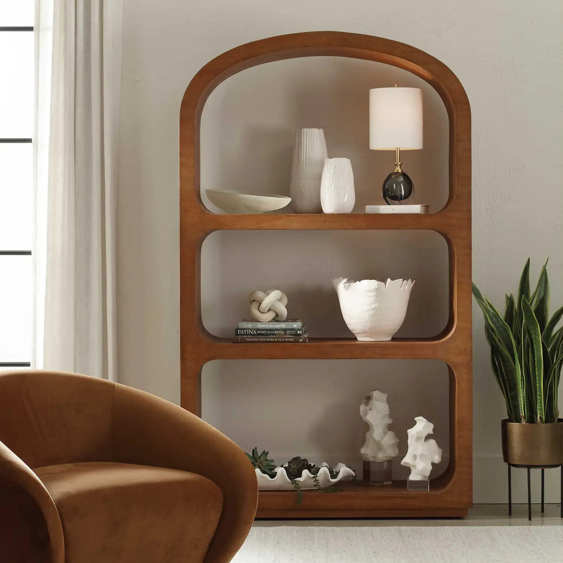UTTERMOST Achley Seamless Etagere - Cabinets & Bar