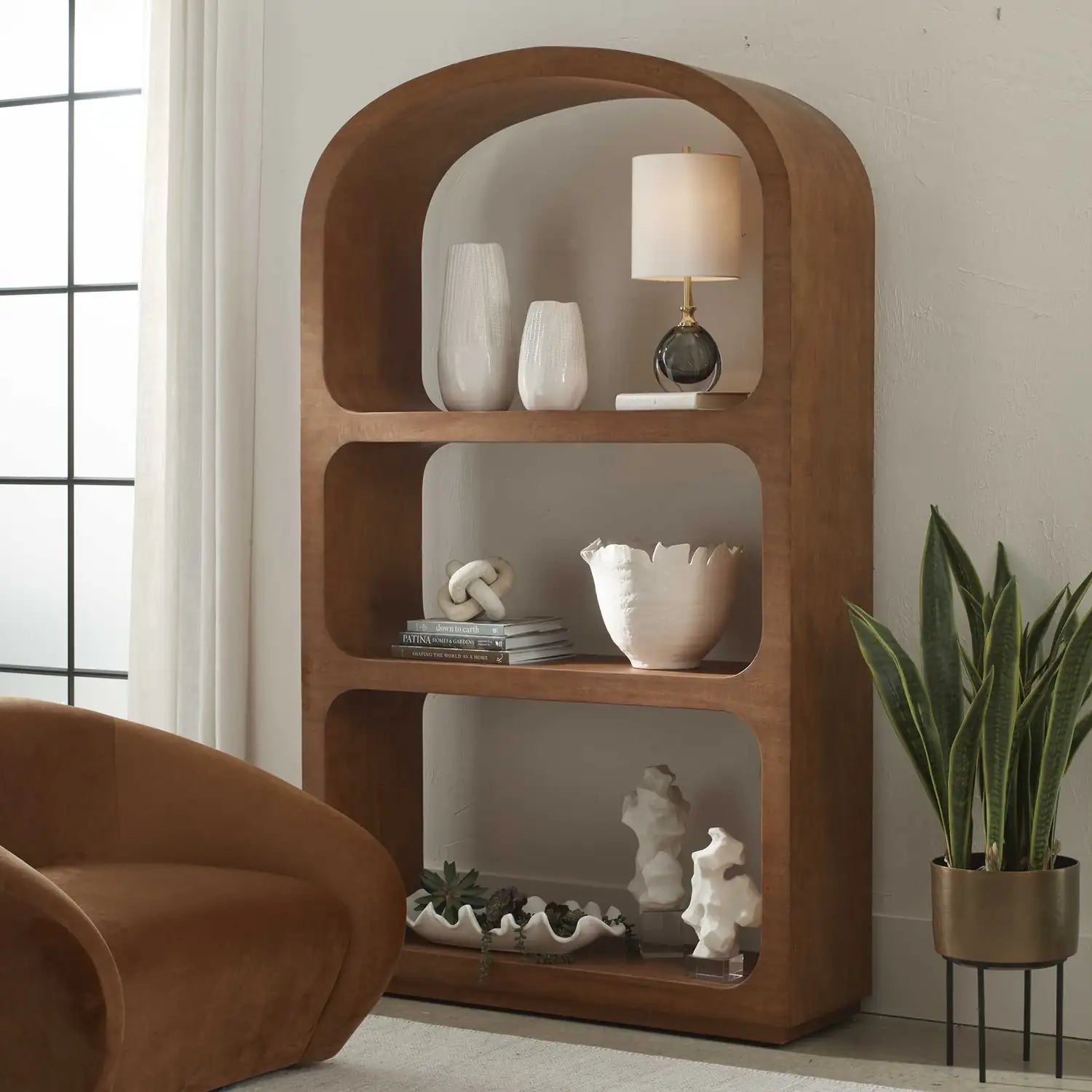 UTTERMOST Achley Seamless Etagere - Cabinets & Bar