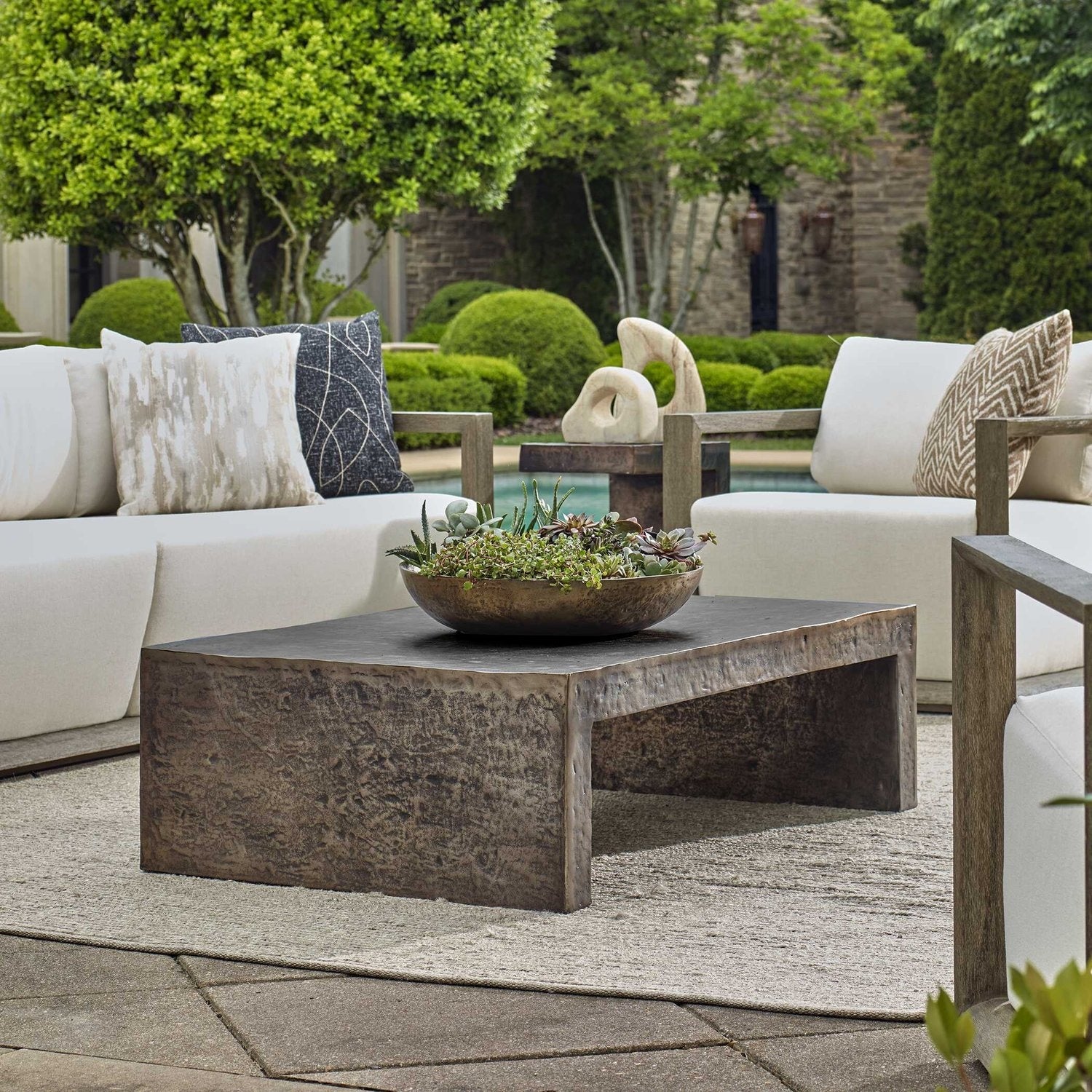 UTTERMOST Obra Outdoor Coffee Table - Coffee