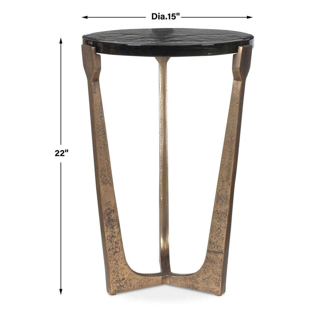 UTTERMOST BOHDI OUTDOOR ACCENT TABLE - Side