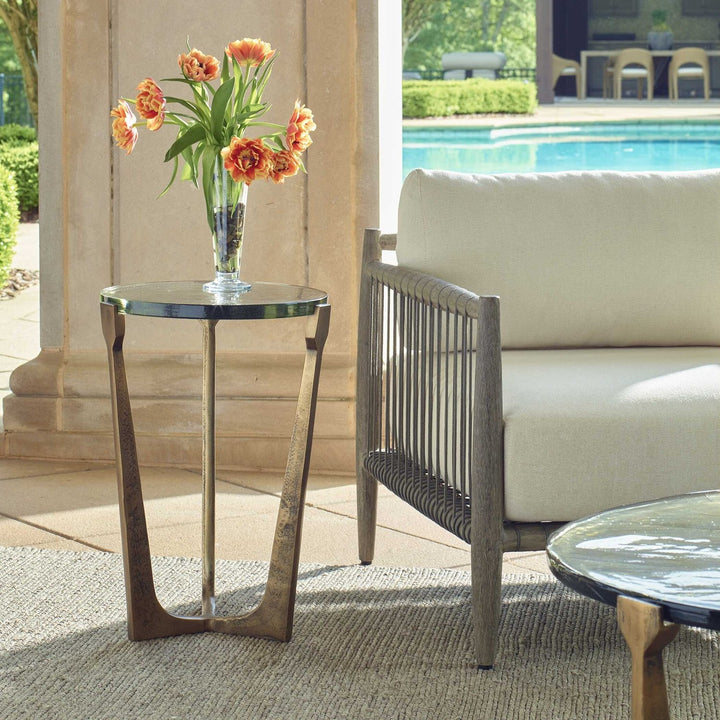 UTTERMOST BOHDI OUTDOOR ACCENT TABLE - Side