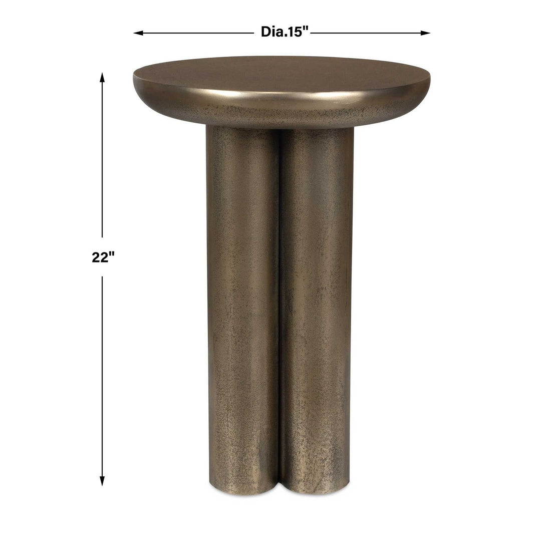 UTTERMOST THORP OUTDOOR ACCENT TABLE - Side