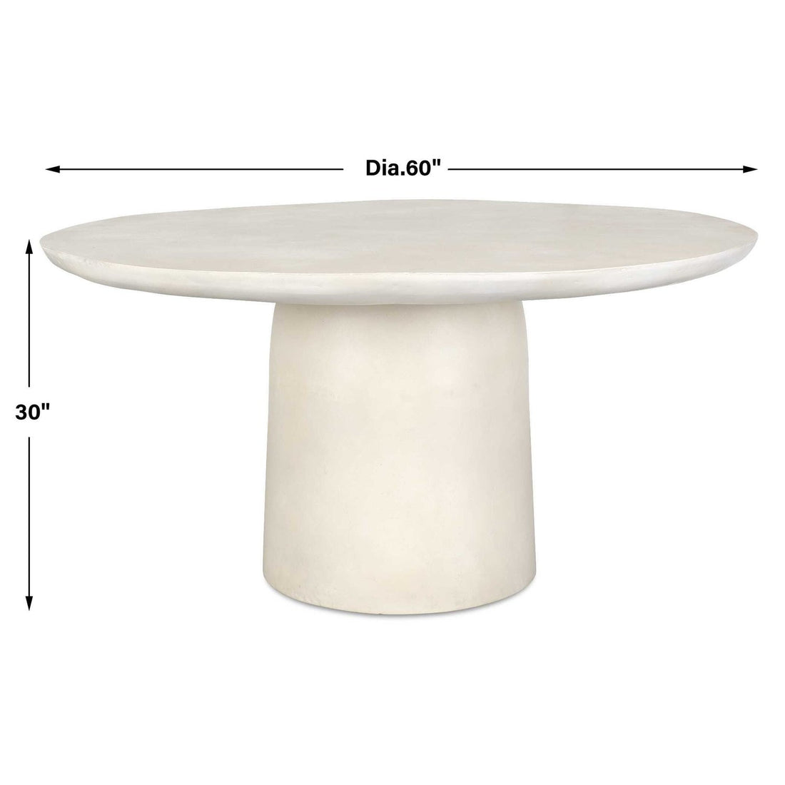 UTTERMOST MADRONE WARM OUTDOOR DINING TABLE - Outdoor Tables