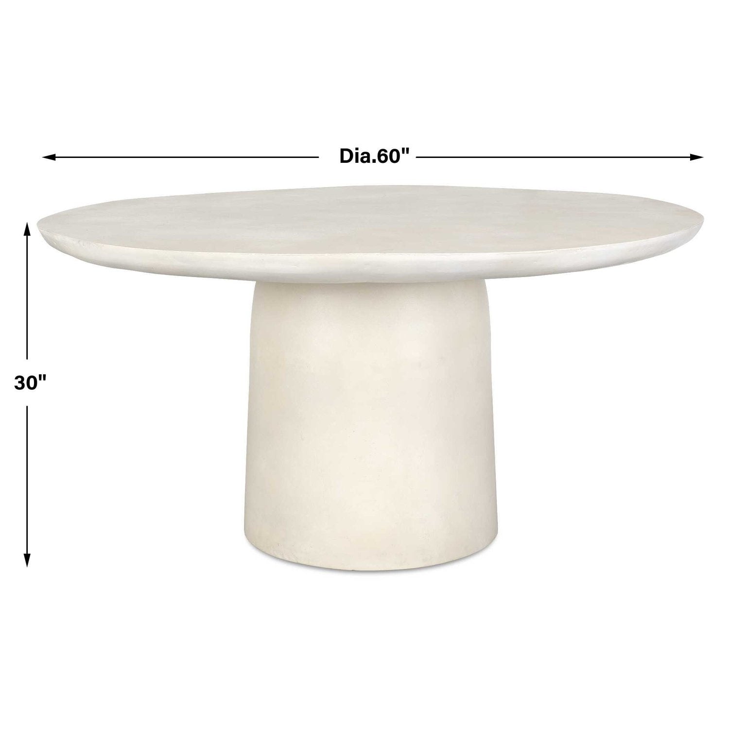 UTTERMOST MADRONE WARM OUTDOOR DINING TABLE - Outdoor Tables