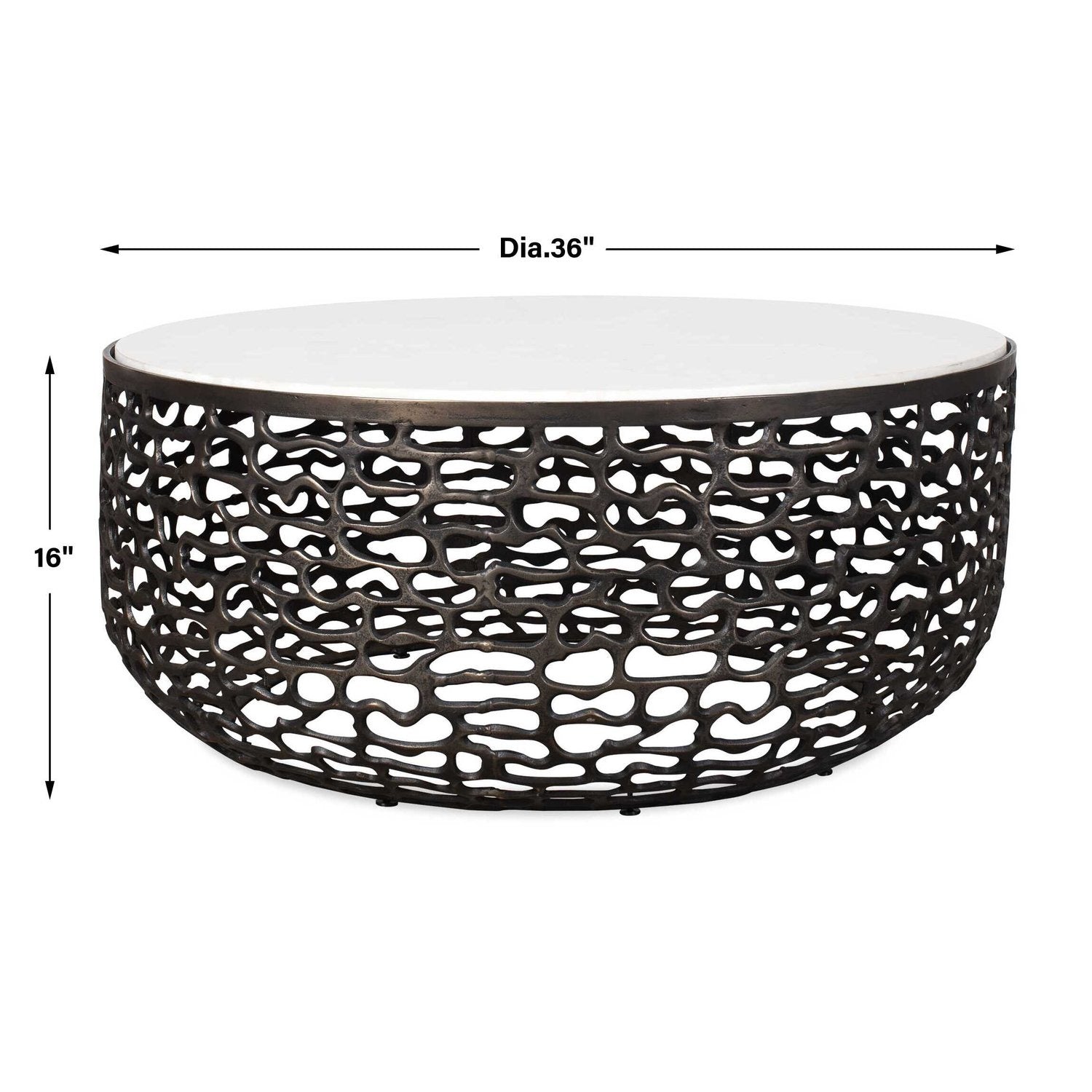 UTTERMOST SABENA OUTDOOR COFFEE TABLE - Outdoor Tables