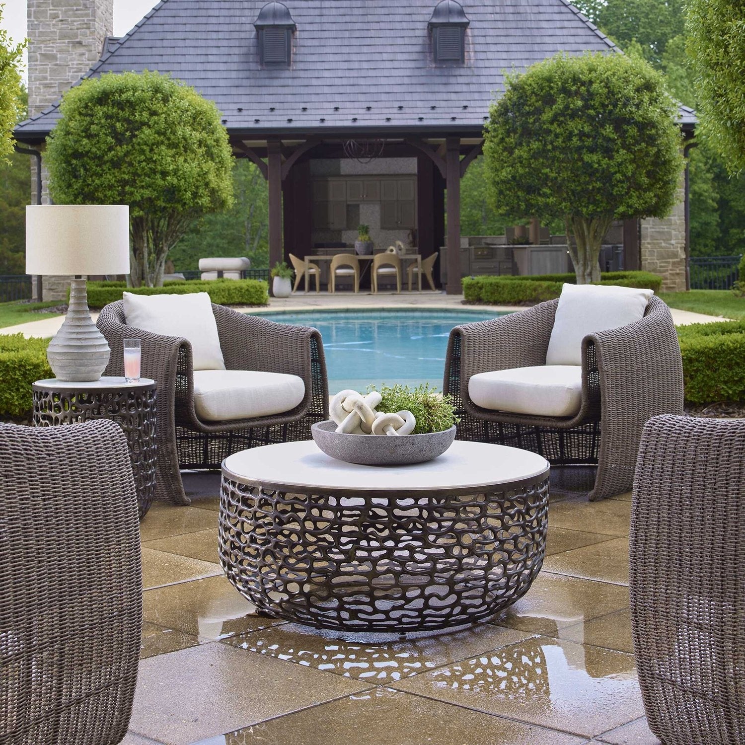 UTTERMOST SABENA OUTDOOR COFFEE TABLE - Outdoor Tables