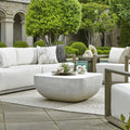 UTTERMOST Alma Concrete Outdoor Coffee Table - Outdoor Tables