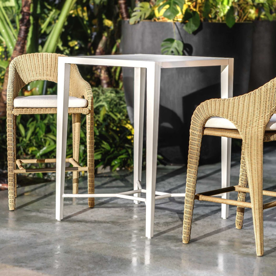 UTTERMOST Montellano Outdoor Bar Table - Outdoor Tables
