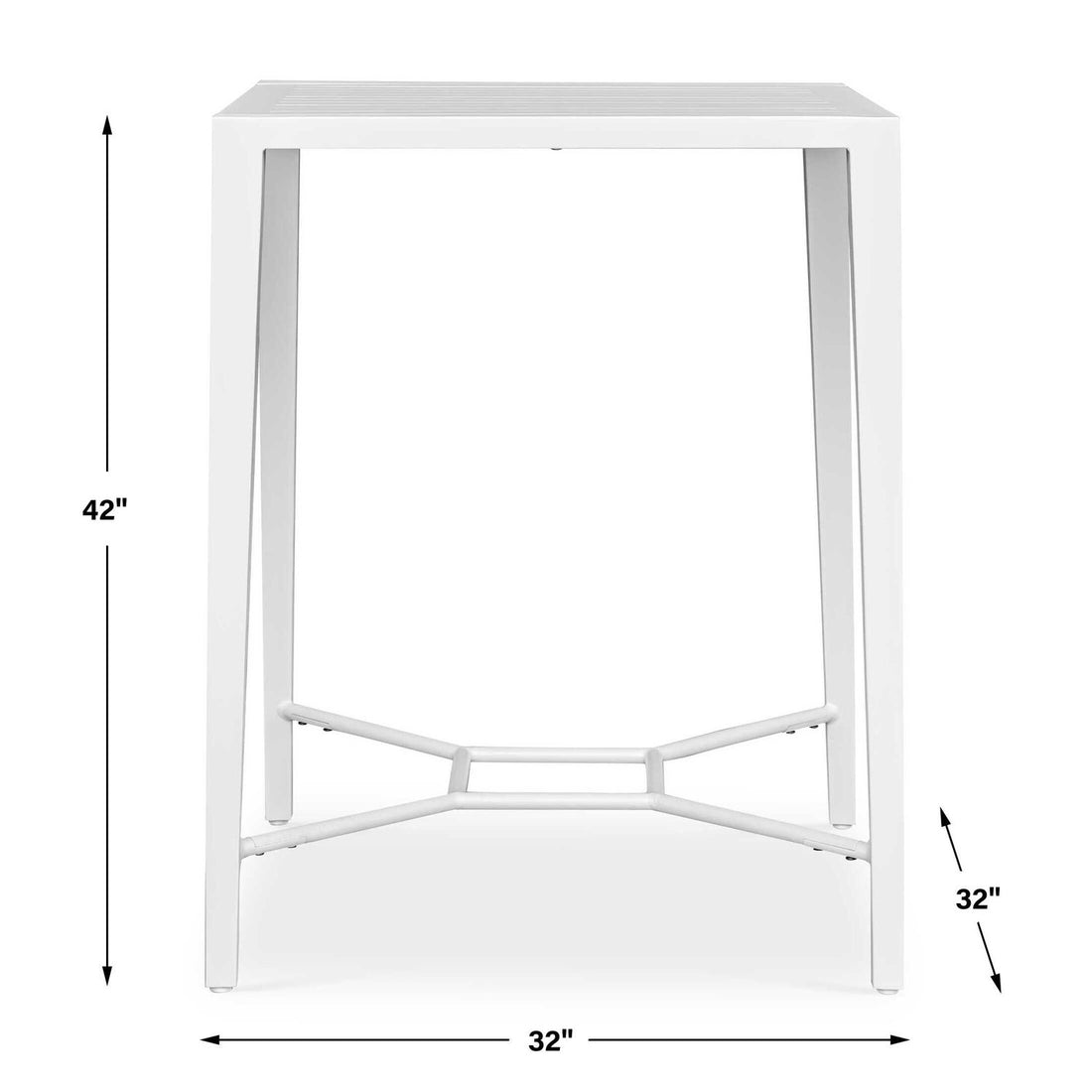 UTTERMOST Montellano Outdoor Bar Table - Outdoor Tables