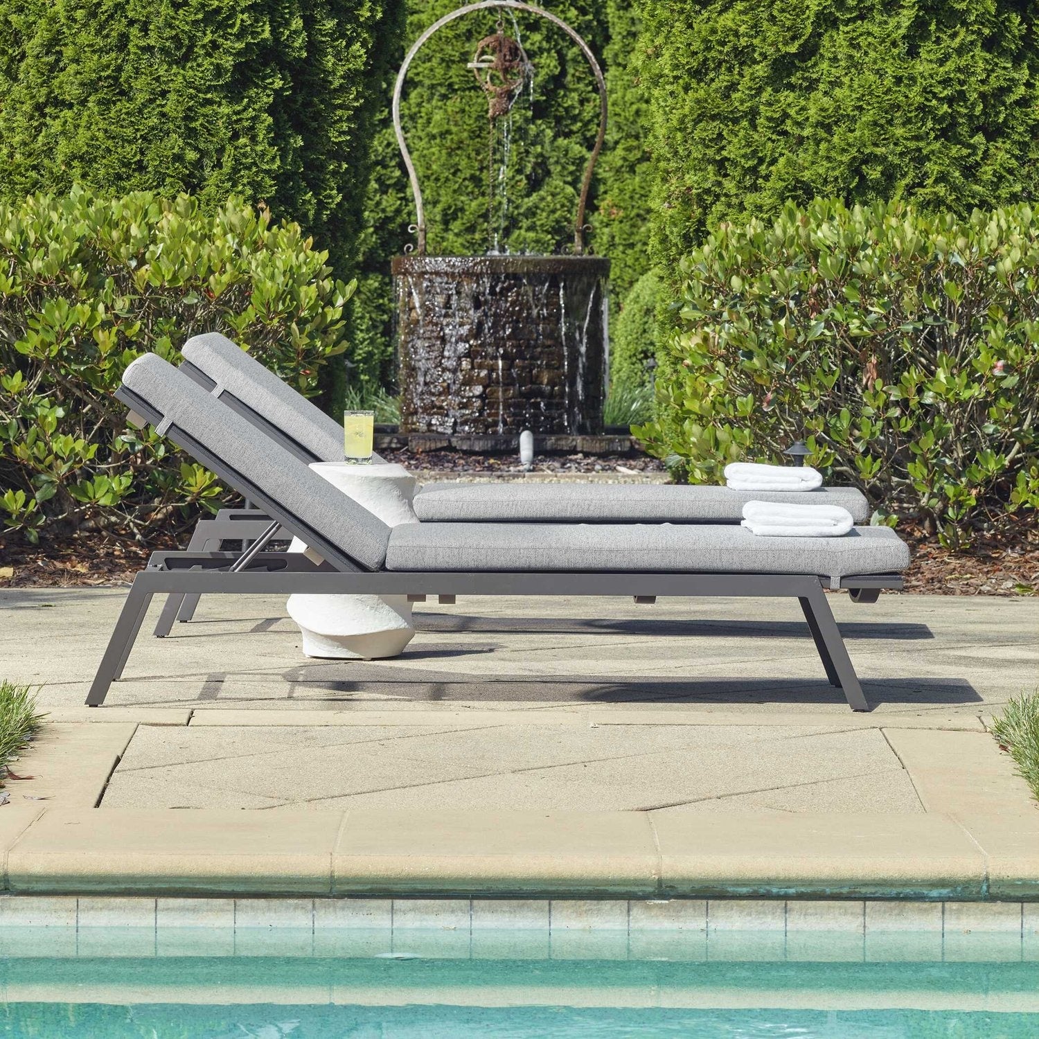 UTTERMOST BEA OUTDOOR POOL CHAISE - Outdoor Seating