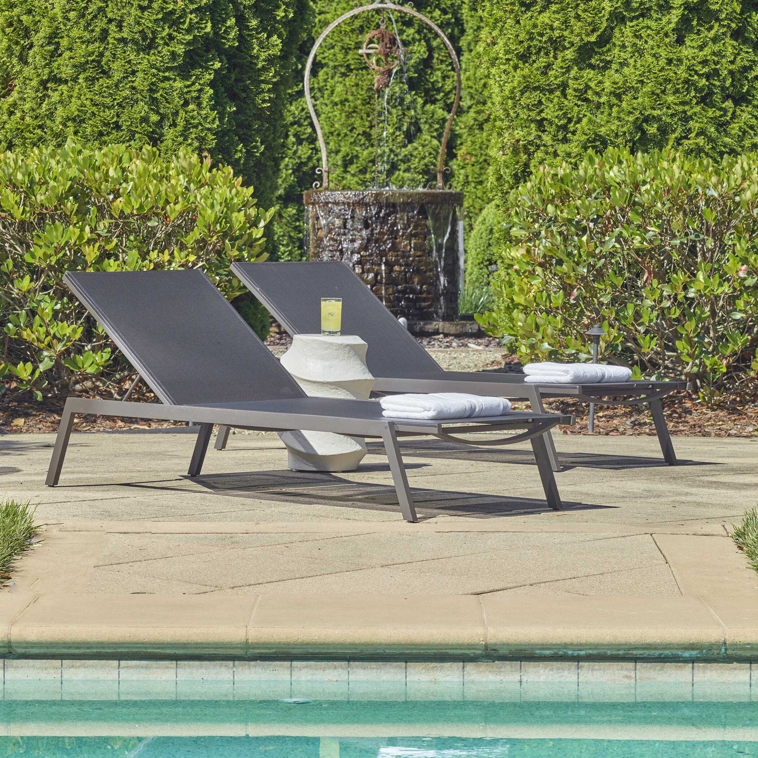 UTTERMOST Bea Outdoor Pool Chaise - Outdoor Seating