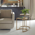 UTTERMOST Lindon Travertine Nesting Tables Set Of 2 - Decorative Accents