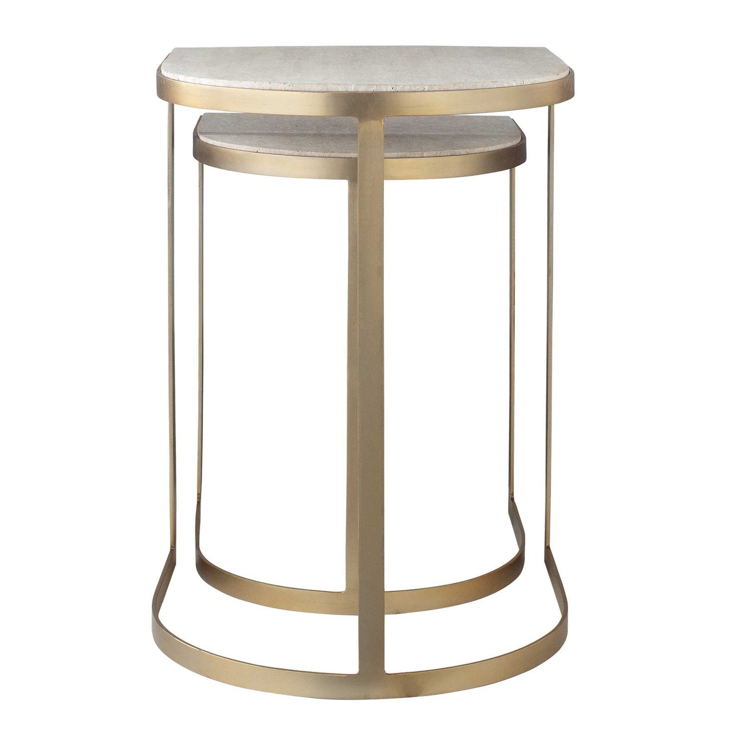 UTTERMOST LINDON TRAVERTINE NESTING TABLES - Decorative Accents
