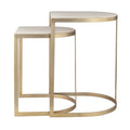 UTTERMOST LINDON TRAVERTINE NESTING TABLES - Decorative Accents