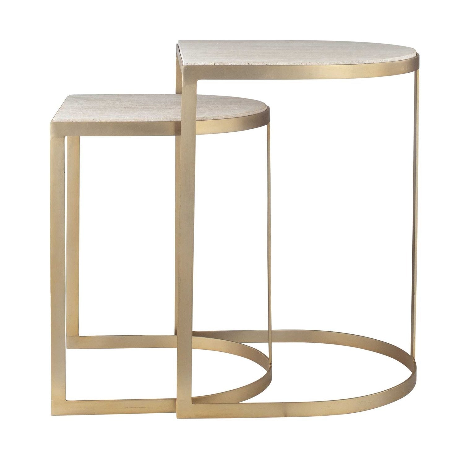 UTTERMOST LINDON TRAVERTINE NESTING TABLES - Decorative Accents