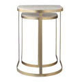 UTTERMOST Lindon Travertine Nesting Tables Set Of 2 - Decorative Accents