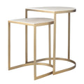 UTTERMOST LINDON TRAVERTINE NESTING TABLES - Decorative Accents