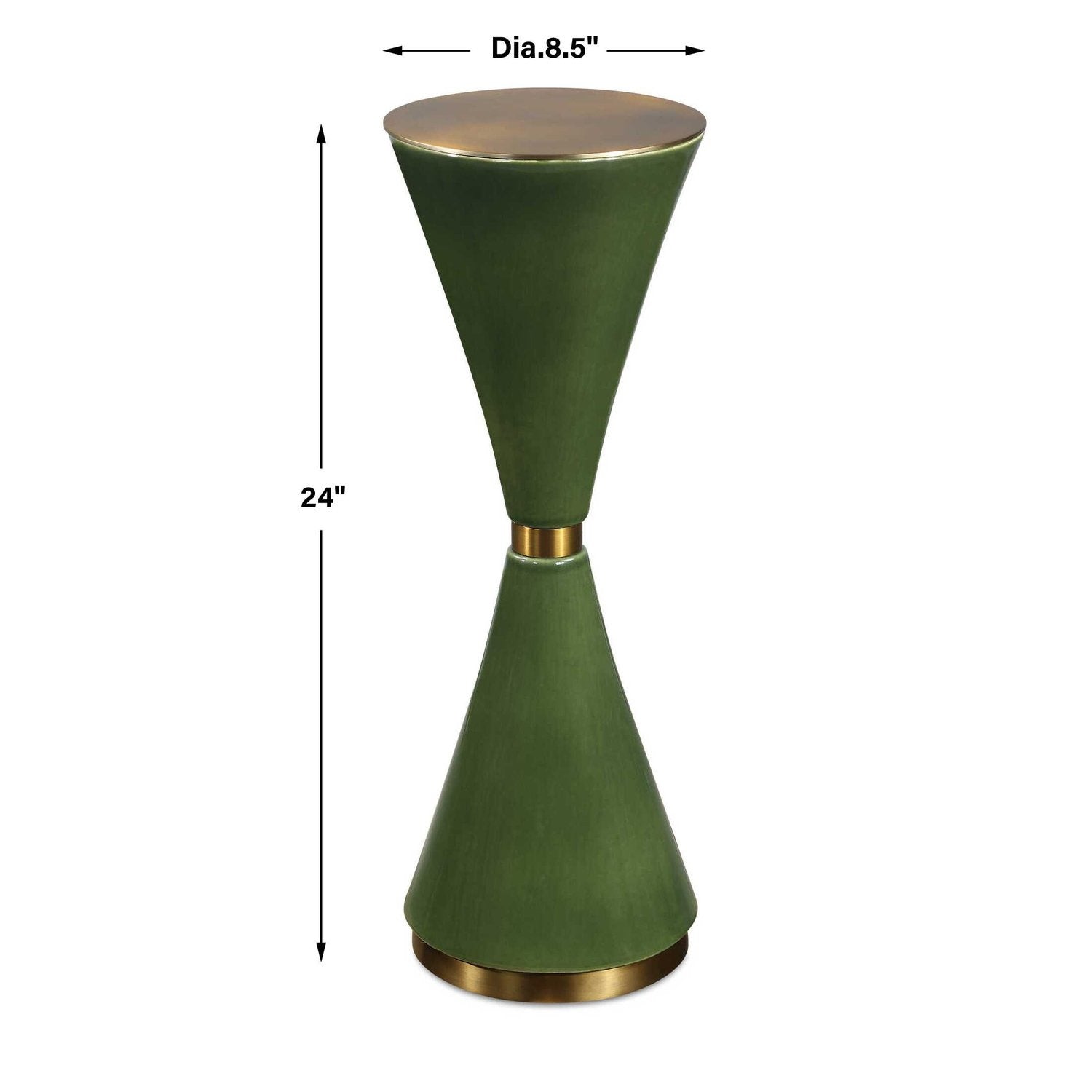 UTTERMOST Ronde Jade Drink Table - Side
