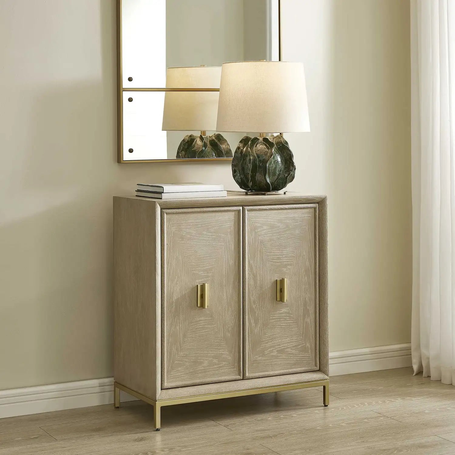 UTTERMOST Alessia Washed 2 Door Cabinet - Decorative Accents