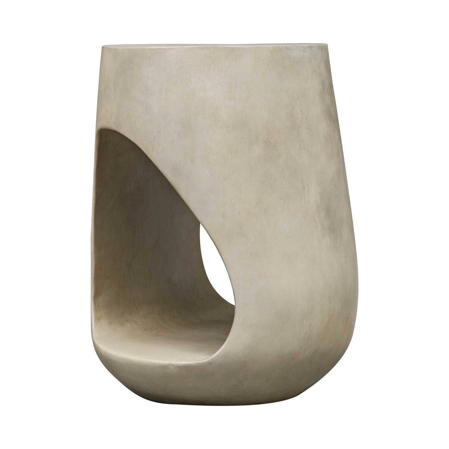 UTTERMOST LITHOS OUTDOOR ACCENT TABLE - Side