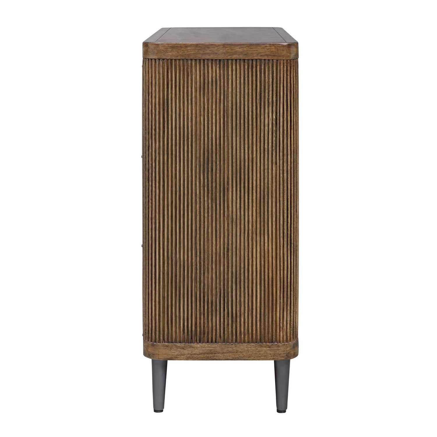 UTTERMOST PINSTRIPE TAMBOUR 2 DOOR CABINET - Decorative Accents