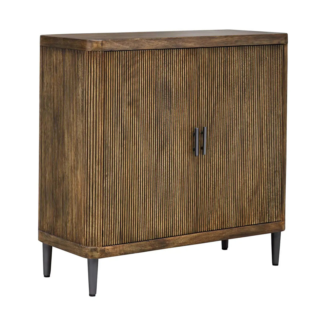 UTTERMOST Pinstripe Tambour 2 Door Cabinet - Decorative Accents