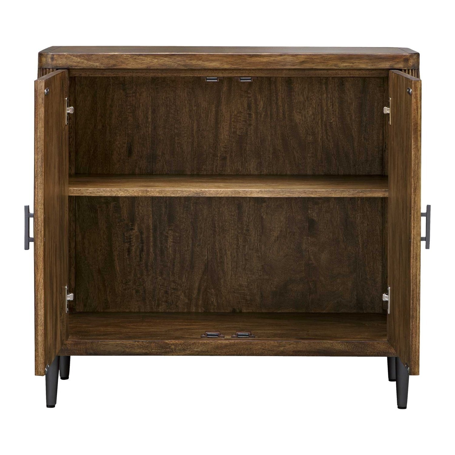 UTTERMOST PINSTRIPE TAMBOUR 2 DOOR CABINET - Decorative Accents