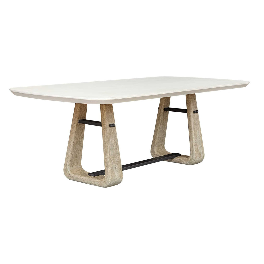 UTTERMOST Circa Concrete Outdoor Dining Table - Dining Tables