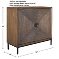 UTTERMOST Bottom Line 2 Door Cabinet - Decorative Accents