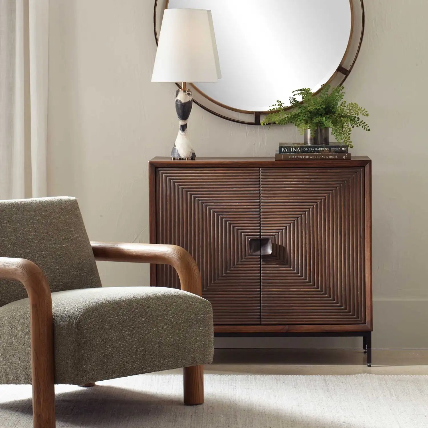 UTTERMOST Bottom Line 2 Door Cabinet - Decorative Accents